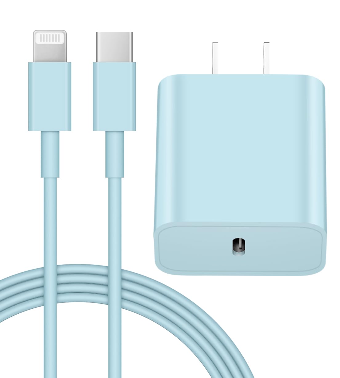 iPhone 14 13 12 Charger Fast Charging 20W PD USB C Wall Charger with 6FT Fast Charging Cable Compatible iPhone 14/13/12/11/Pro/Pro Max/Mini/Xs Max/XR/X, iPad