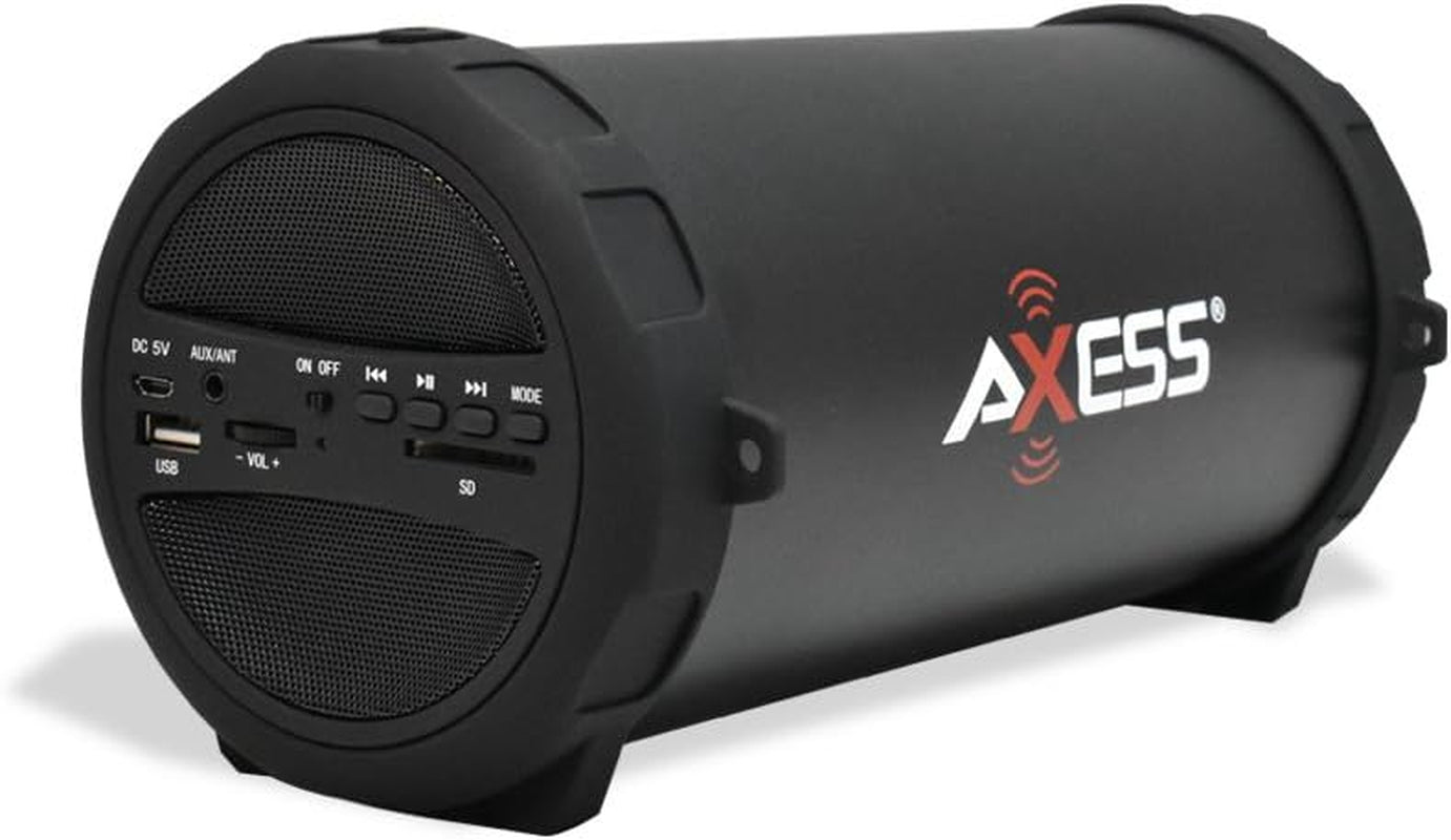 Axess Speakers Bluetooth Wireless Portable — at Home, Car Speakers, or Outdoor Speaker with Aux, SD Card, & USB Compatibility for Amazing Sound - SPBT1041