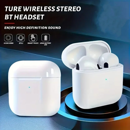 TWS Semi-In-Ear Wireless Headphones, Noise-Cancelling Bluetooth Headphones, Long Battery Life and Large Battery Capacity