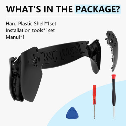 Full Set DIY Housing Case Cover Compatible with PS5 Portal Handheld Replacement Detachable Front Back Plate for Portal