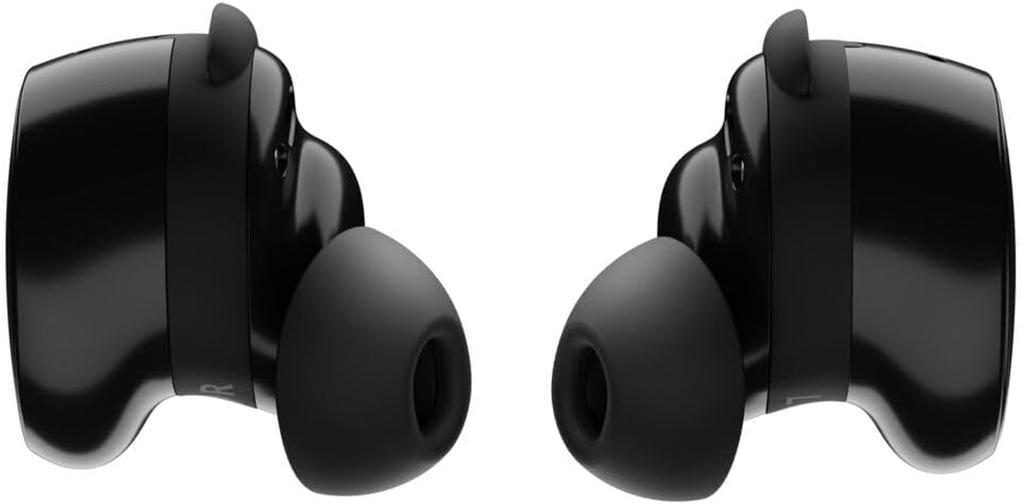 Bose Quietcomfort Bluetooth Earbuds, True Wireless Earbuds with Active Noise Cancellation and Mic, Deep Bass, IPX4 Rating, up to 8.5 Hours of Playtime, Black
