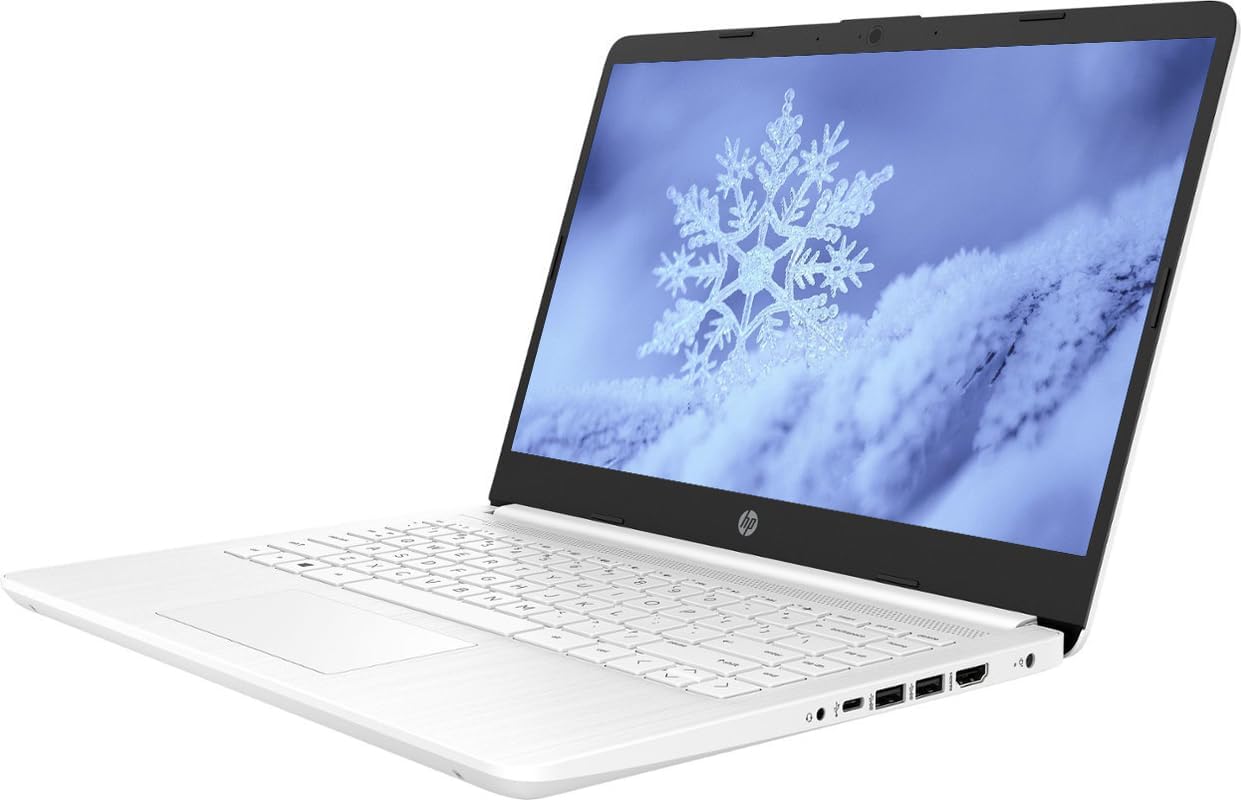14" LED Business Laptop Computer, 16GB RAM 320GB Storage (64GB Emmc+256Gb SD Card), Intel Quad-Core N4120, Windows 11 S Laptop with 1-Year Microsoft Office 365, PLUSERA Earphones, White