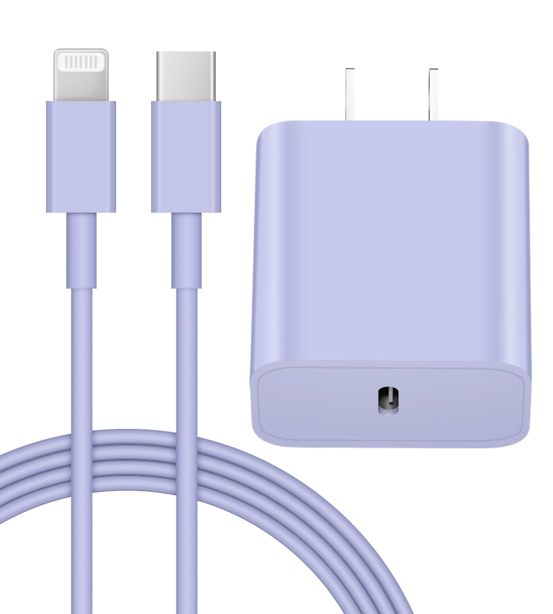 iPhone 14 13 12 Charger Fast Charging 20W PD USB C Wall Charger with 6FT Fast Charging Cable Compatible iPhone 14/13/12/11/Pro/Pro Max/Mini/Xs Max/XR/X, iPad