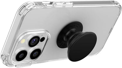​​​​PopSockets Phone Grip with Expanding Kickstand, Adhesive Grip - Black