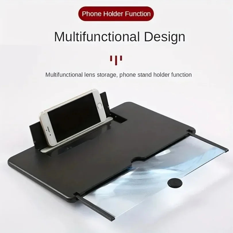 Elevate Your Viewing Experience with the HD Screen Magnifier Amplifier - Video Phone Projector for All Smartphones