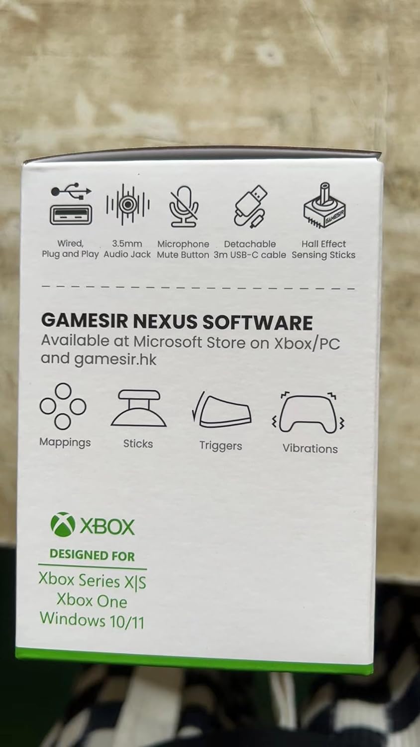 G7 SE Wired Controller for Xbox Series X|S, Xbox One & Windows 10/11, Plug and Play Gaming Gamepad with Hall Effect Joysticks/Hall Trigger, 3.5Mm Audio Jack