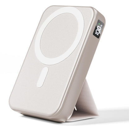 Magnetic Portable Charger, 10000mAh Wireless Power Bank with 20W USB-C Fast Charging, Foldable Stand & LED Display Magnetic Battery Pack, Compatible with iPhone 16/15/14/13/12 All Series