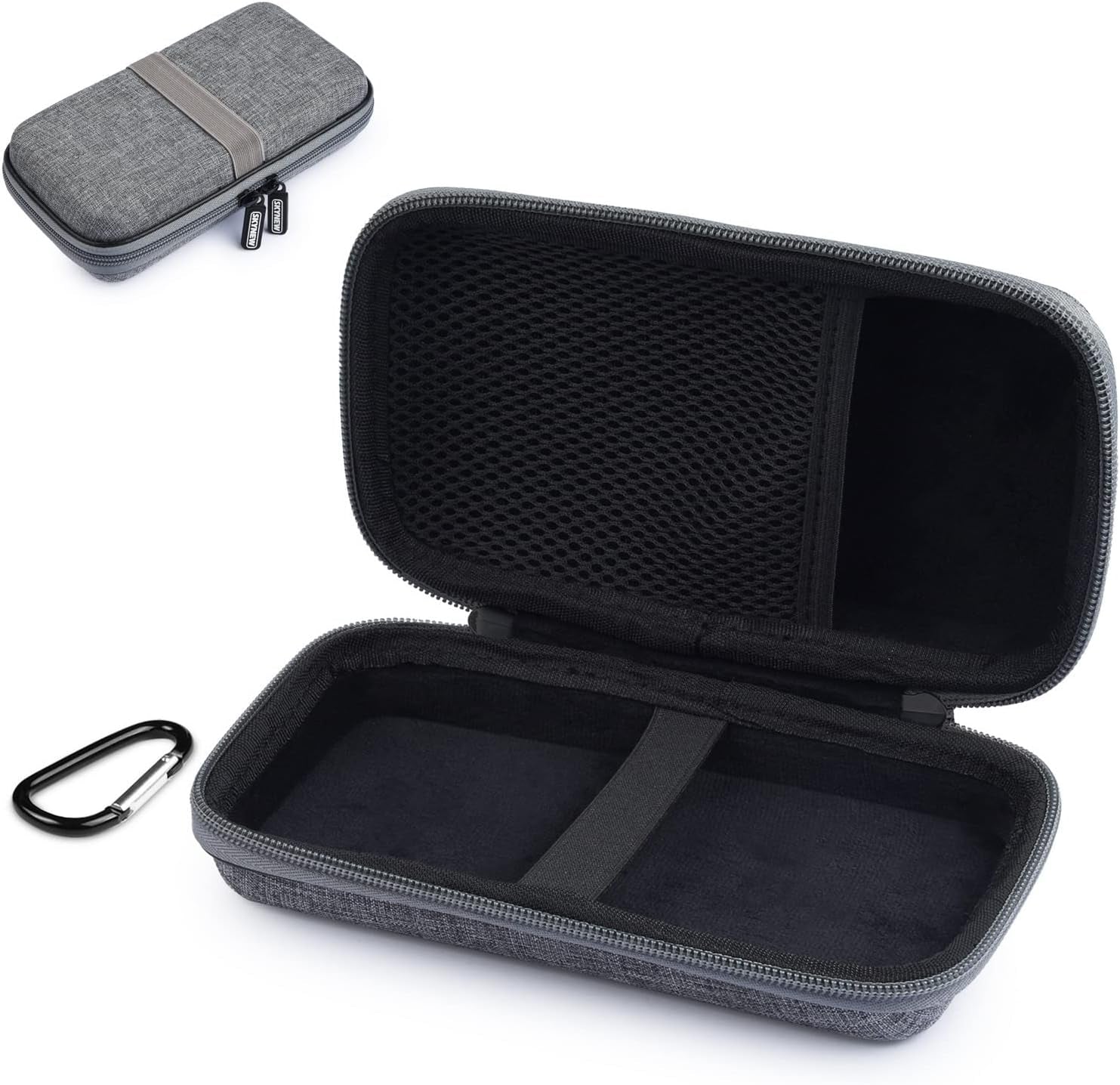Powerbank Hard Travel Case Compatible RAV Power 26800/20100/20000Mah, Anker Power Core 26800Mah/ Powercore +26800Mah, ROMOSS 30000Mah, Miady Charger, Ekrist, Lab599 Tx500 Radio(Light Grey)