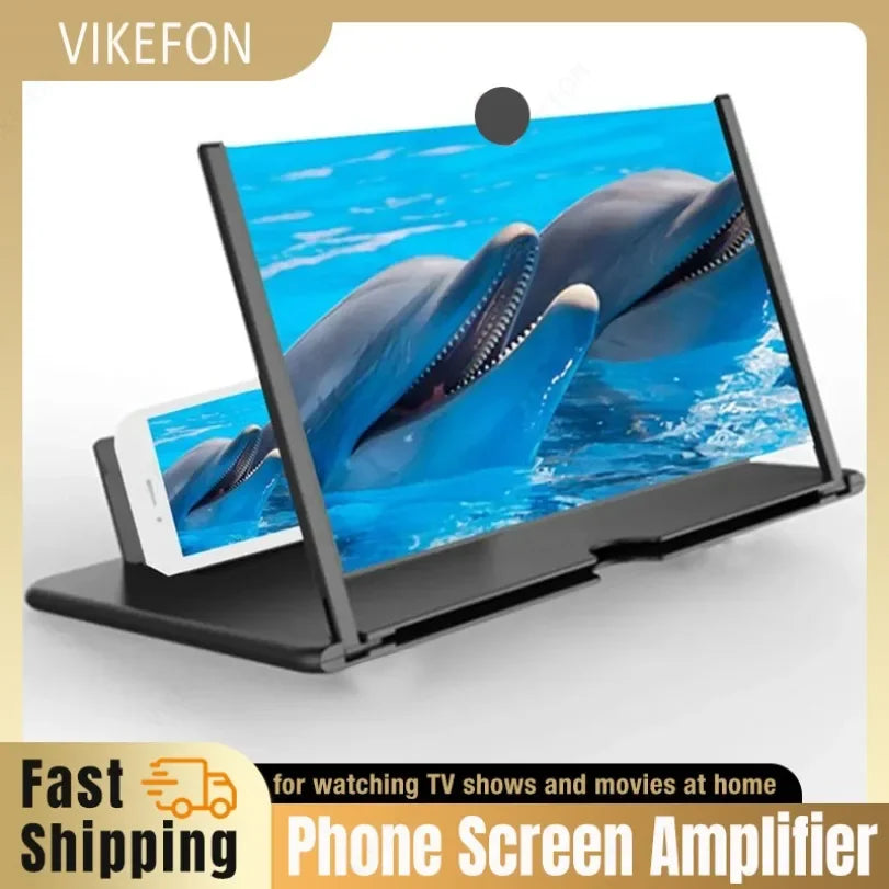 Elevate Your Viewing Experience with the HD Screen Magnifier Amplifier - Video Phone Projector for All Smartphones
