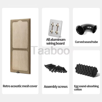 Experience Premium Sound with Our 8 Inch Three-Way Labyrinth Speaker Empty Box - Perfect for DIY Home Audio Projects!
