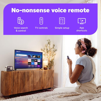 Smart TV 2025 – 40-Inch Select Series, 1080P Full HD TV – tv with Voice Remote – Flat Screen LED Television with Wi-Fi for Streaming Live Local News, Sports, Family Entertainment