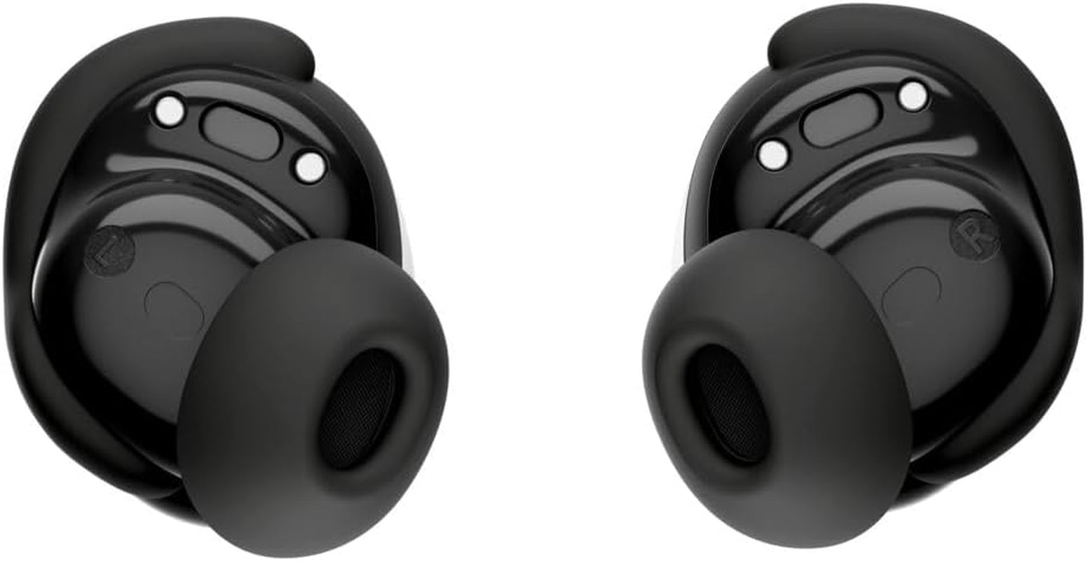 Bose Quietcomfort Bluetooth Earbuds, True Wireless Earbuds with Active Noise Cancellation and Mic, Deep Bass, IPX4 Rating, up to 8.5 Hours of Playtime, Black