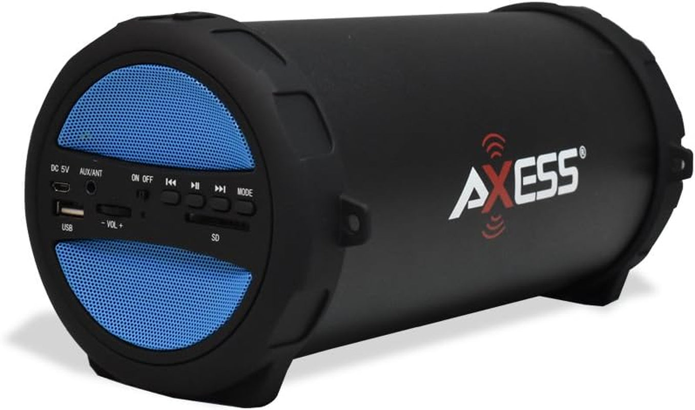 Axess Speakers Bluetooth Wireless Portable — at Home, Car Speakers, or Outdoor Speaker with Aux, SD Card, & USB Compatibility for Amazing Sound - SPBT1041