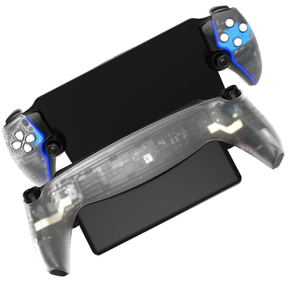 Full Set DIY Housing Case Cover Compatible with PS5 Portal Handheld Replacement Detachable Front Back Plate for Portal