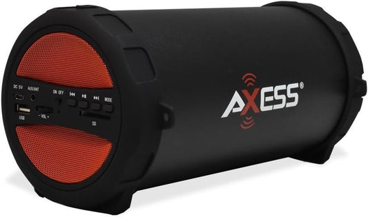 Axess Speakers Bluetooth Wireless Portable — at Home, Car Speakers, or Outdoor Speaker with Aux, SD Card, & USB Compatibility for Amazing Sound - SPBT1041