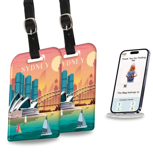 Smart Bag Security Tag - Sydney [Pack 2]